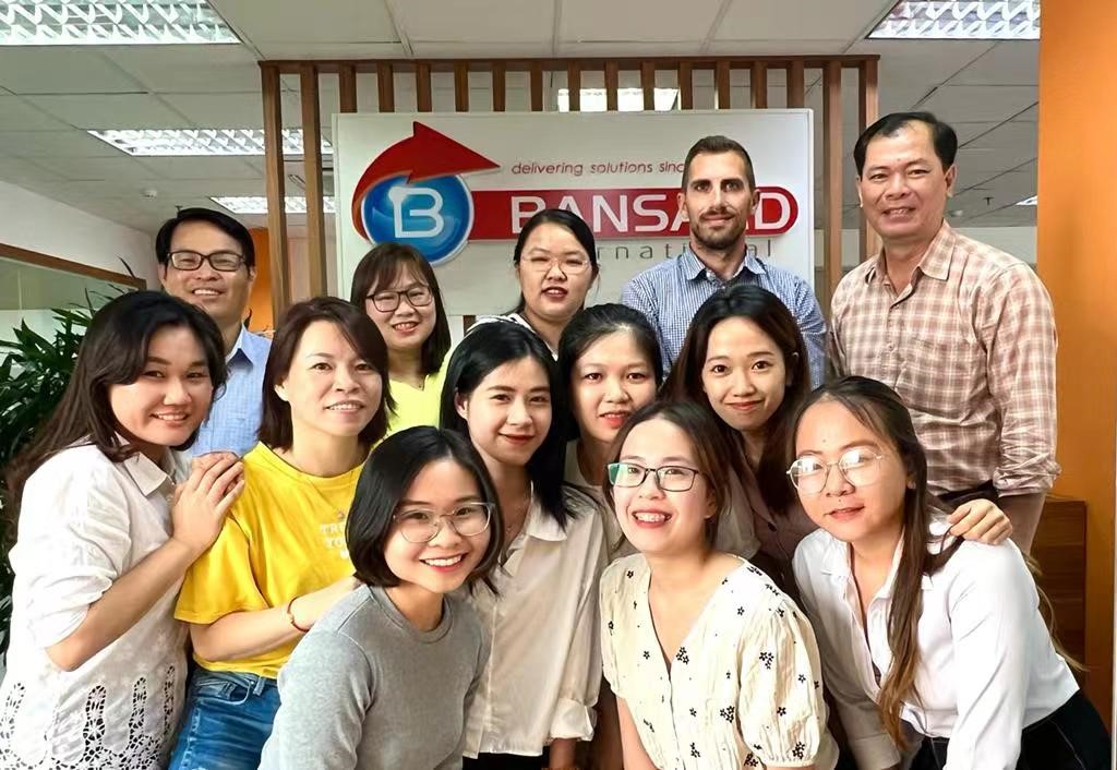 Adrain with Bansard Vietnam team