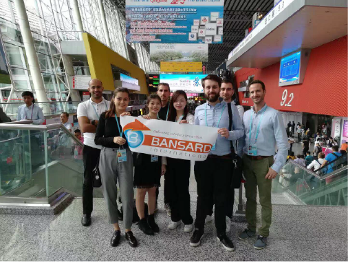 Bansard team at the Canton fair