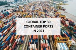 Top 30 mondial des ports à conteneurs en 2021